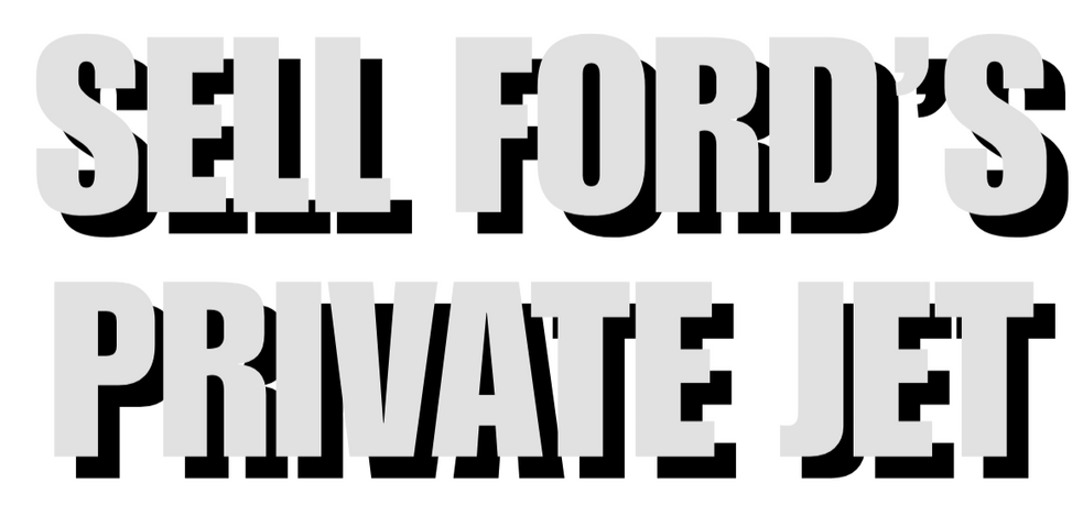 Sell Doug Ford's Private Jet