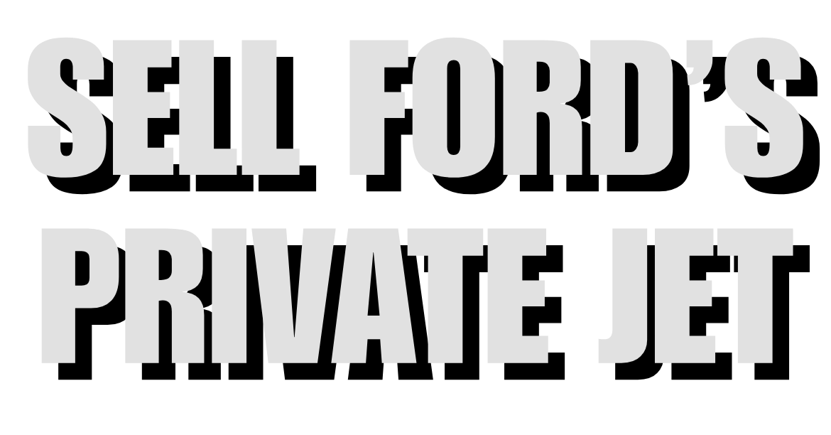 Sell Doug Ford's Private Jet